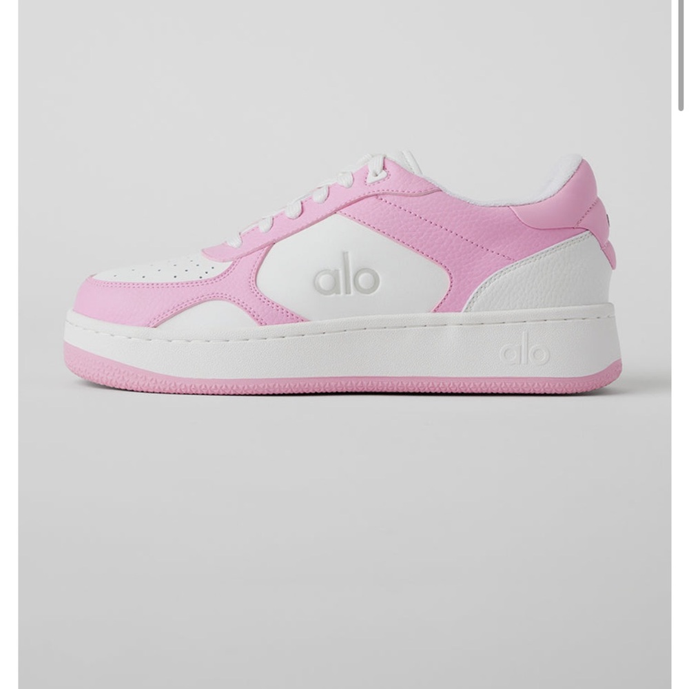 NEW! ALO Yoga Sneakers in Pink and White